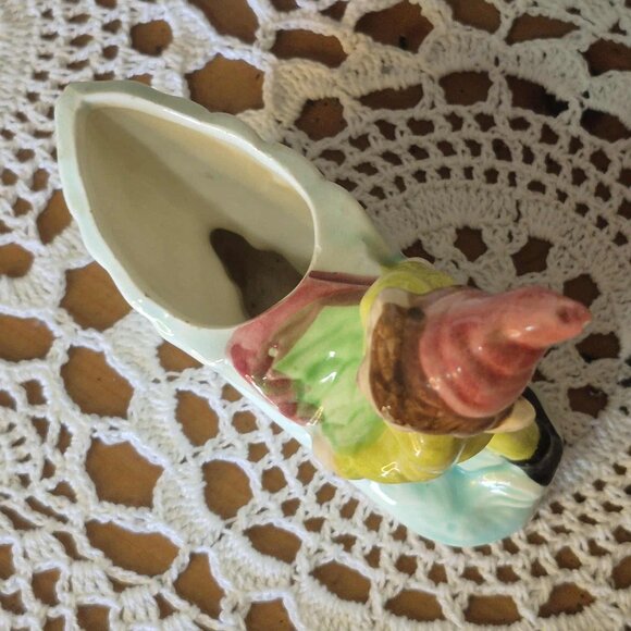 Vintage Pixie Elf & Wheelbarrow Planter - Picture 6 of 9